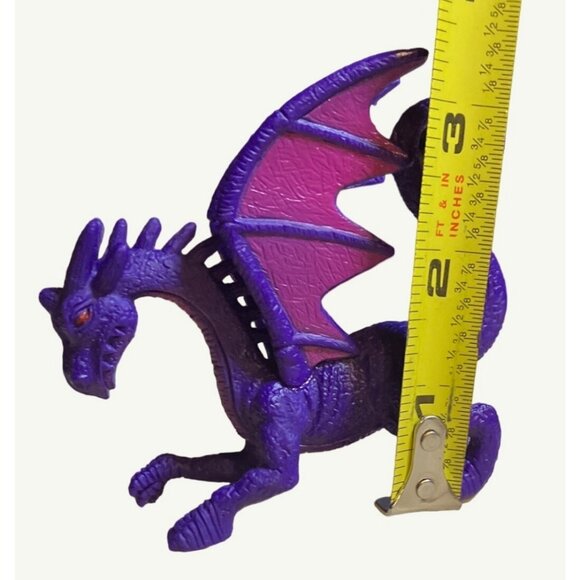 Greenbriar International Fantasy Dragons Purple Pink Toy 3" - Picture 7 of 11